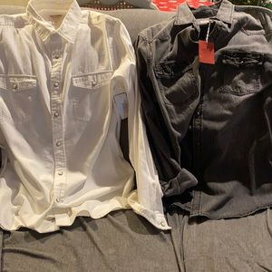 Two Mossimo supply shirts